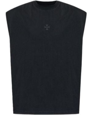 Vetements Crew-Neck Graphic T-Shirt - Black