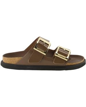 Birkenstock Arizona Droplet Buckle Sandals - Brown