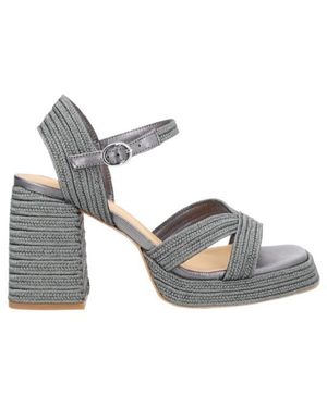 Castañer Chunky High-Heeled Sandals - Gray