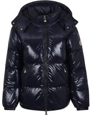Pyrenex Lively Hooded Bomber Jacket - Blue