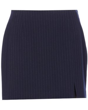 Aniye By Striped Mini Skirt - Blue