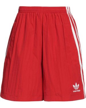 Balenciaga Nylon Shorts - Red