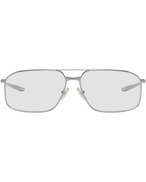 Balenciaga Eyewear Aviator Frame Sunglasses - White