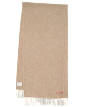 Acne Studios Canada Wool Scarf - Natural