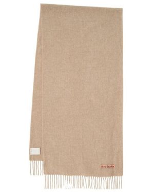 Acne Studios Canada Wool Scarf - Natural