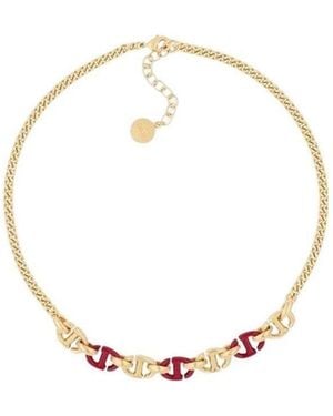Dior Logo Necklace - Metallic