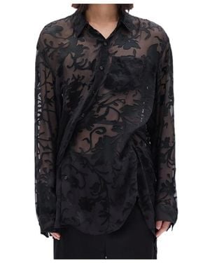 Ann Demeulemeester Mark High Comfort Shirt - Black
