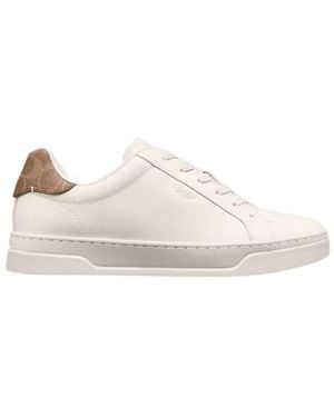COACH High Line Lace Up Sneakers - White