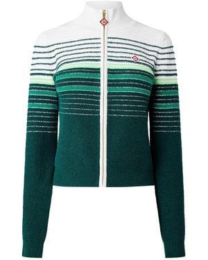 CASABLANCA Casual Zip-Up Jacket - Green