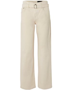 Proenza Schouler Ellsworth Drawstring Jeans - Natural