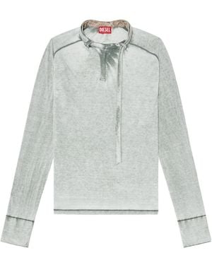 DIESEL T Gohan Long-Sleeve T-Shirt - Grey