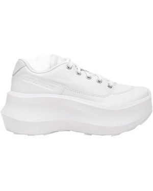 Comme des Garçons Comme Des Garçons X Salomon Logo Debossed Platform Sneakers - White