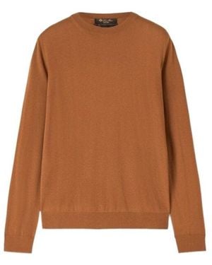 Loro Piana Round Neck Jumper - Brown