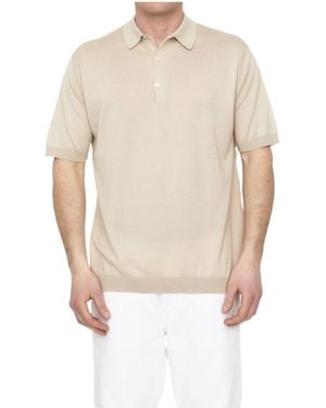 John Smedley Adrian Fine Knit Polo Shirt - White