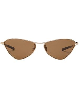 Saint Laurent Metal Cat-Eye Sunglasses - Multicolor