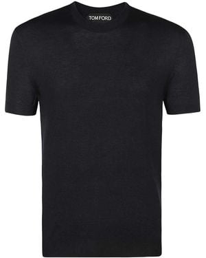 Tom Ford Item O-Neck Short-Sleeved T-Shirt - Black