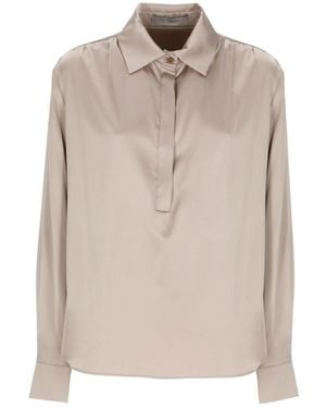 D.exterior Relaxed Popover Shirt - Natural