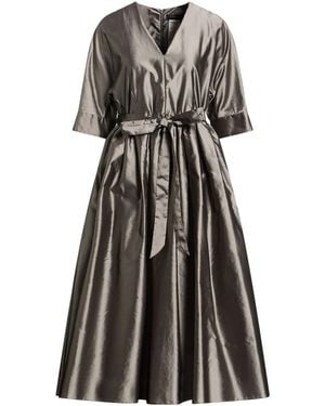 Max Mara Minimalist Satin Dress - Black