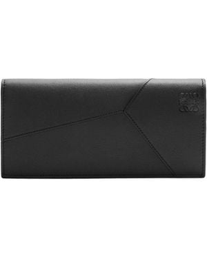 Loewe Puzzle Leather Wallet - Black