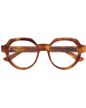 Chloé Chloé Eyewear Geometric Frame Glasses - Multicolour