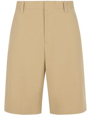 Moschino Straight Leg Bermuda Shorts - Natural