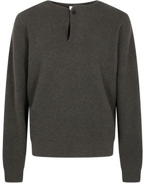 Fear Of God Long-Sleeved Crewneck Sweater - Gray