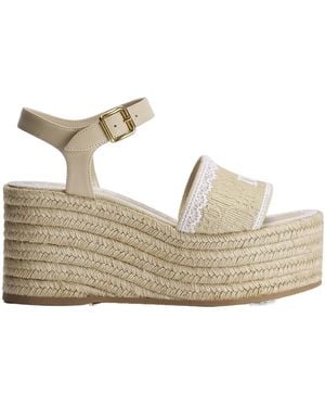 Dior Dentelle Wedge Sandal - Metallic