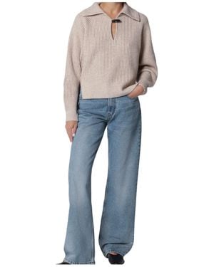 Isabel Marant Miranda Turtleneck Jumper - Blue