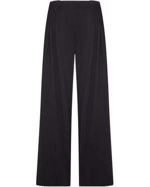 Dries Van Noten Wide Leg Trousers - Blue