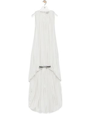 Loewe Draped Dress - White