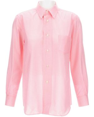 Comme des Garçons Long Sleeve Shirt - Pink