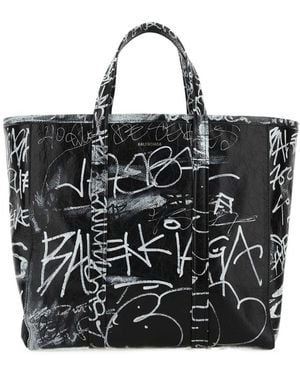 Balenciaga Logo Handbag - Black