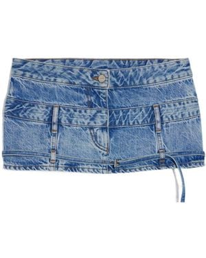 Jacquemus La Mini De Nîmes Criollo Miniskirt - Blue