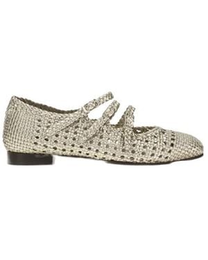 CAREL PARIS Woven Ballet Flats - Grey