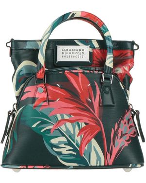 Maison Margiela Floral-Print Handbags - Green