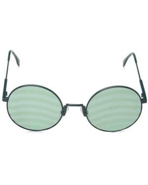 Fendi Eyewear Round Frame Sunglasses - Green