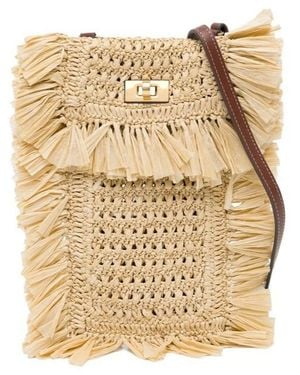 Anya Hindmarch Tassel Shoulder Bag - Natural