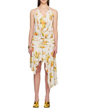 Acne Studios Patterned Dress - Metallic