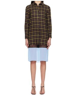 Coperni Multi Layer Shirt Dress - Multicolor