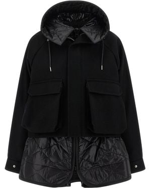Sacai Melton Blouson - Black
