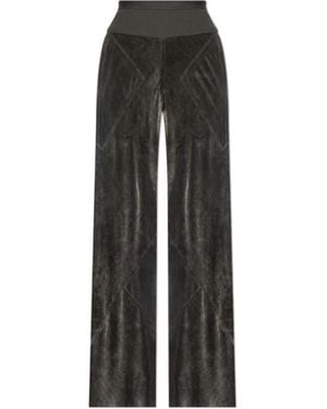 Rick Owens High-Waist Straight-Leg Trousers - Grey