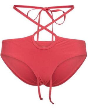 Christopher Esber Looped Tie Bikini Bottom - Red