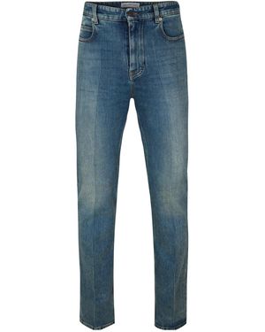 Balenciaga High-Waist Jeans - Blue