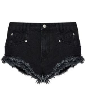 Isabel Marant Eneidala Denim Shorts - Black
