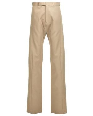 Martine Rose Twist-Seam Tailored Pants - Natural