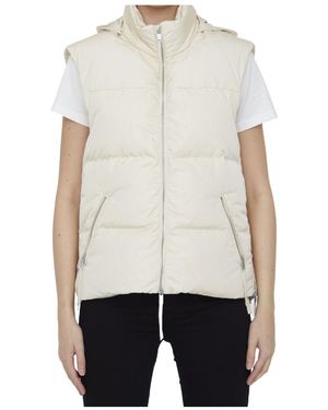 Jil Sander Down Vest - White