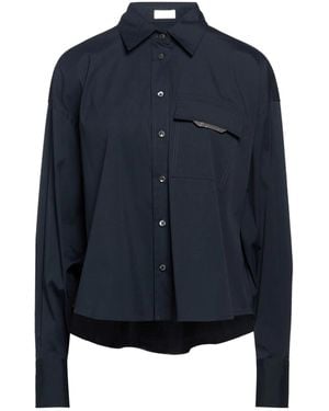 Brunello Cucinelli Solid Colour Shirts - Blue