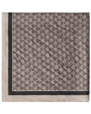 Brunello Cucinelli Patterned Scarf - Grey