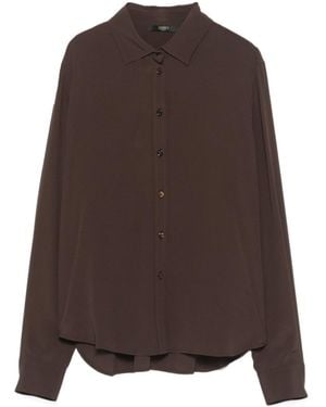 Seventy Classic Button-Up Shirt - Brown