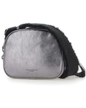 Gianni Chiarini Leather Cross Body Bag - Black